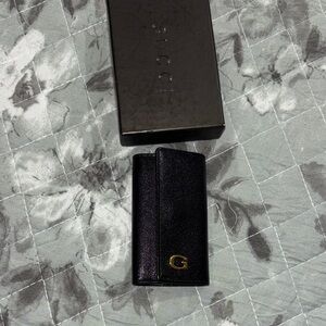 Gucci Black Leather Keycase